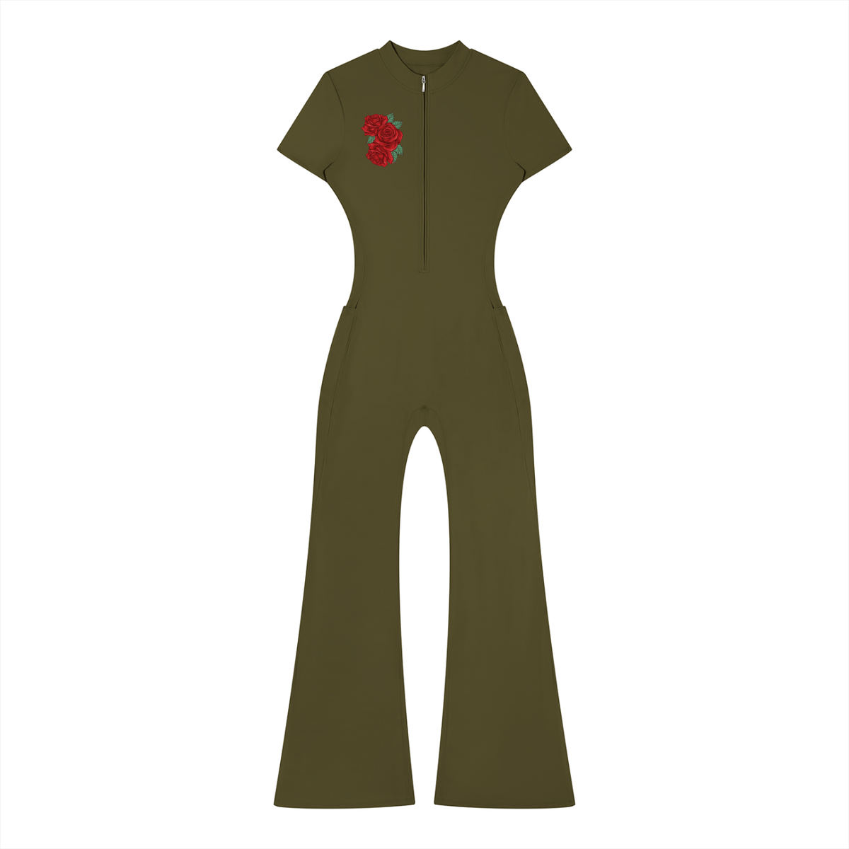 womens,jumpsuit,roses,fall