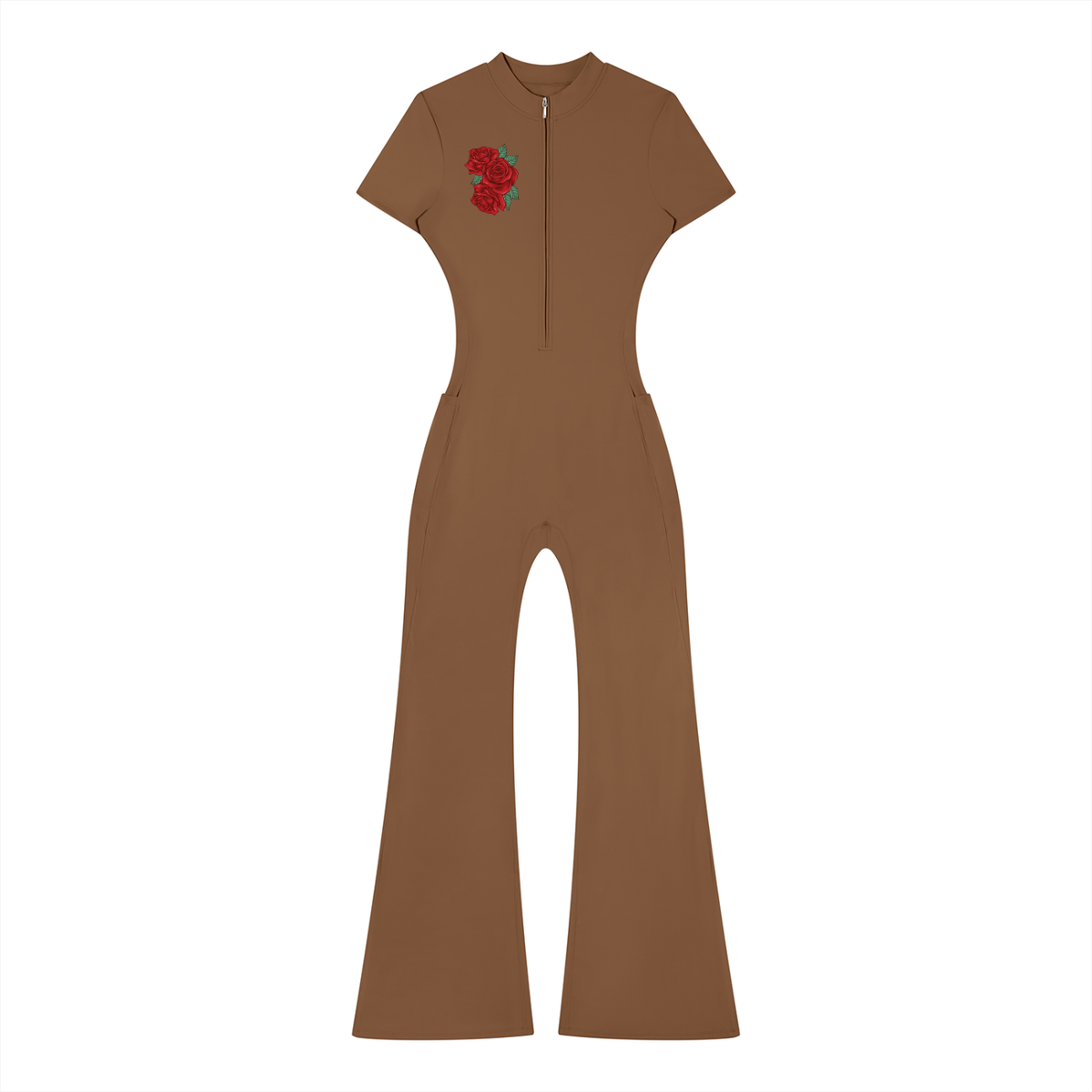 womens,jumpsuit,roses,fall