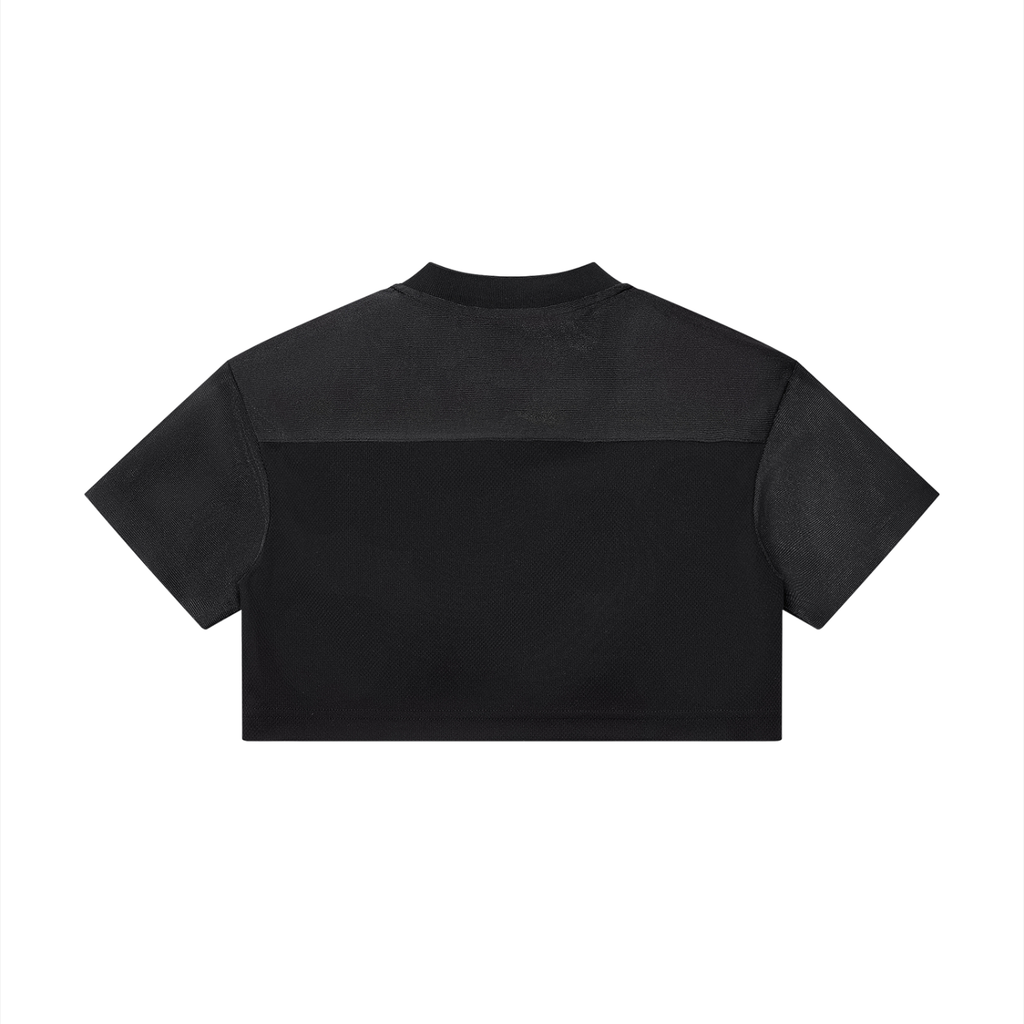womens,croptop,vneck,jersey