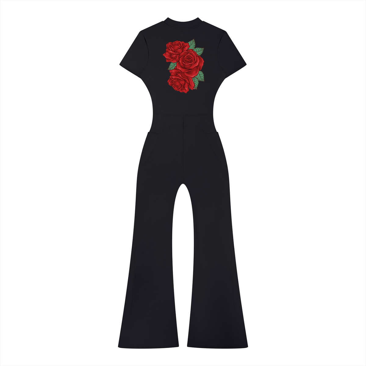 womens,jumpsuit,roses,fall